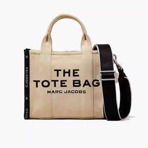 Small The Marc Jacobs Jacquard Tote Beige / Black